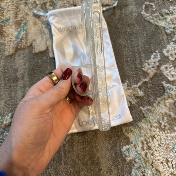 Loopy iPhone 14 Pro Sparkle Silver - Picture 2 of 3